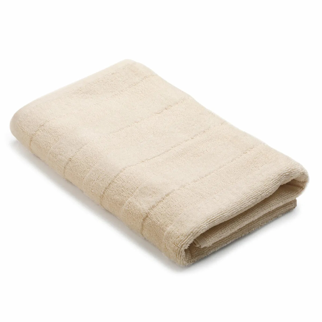 Stunning Stripes - Premium Bath Towel (Cream)