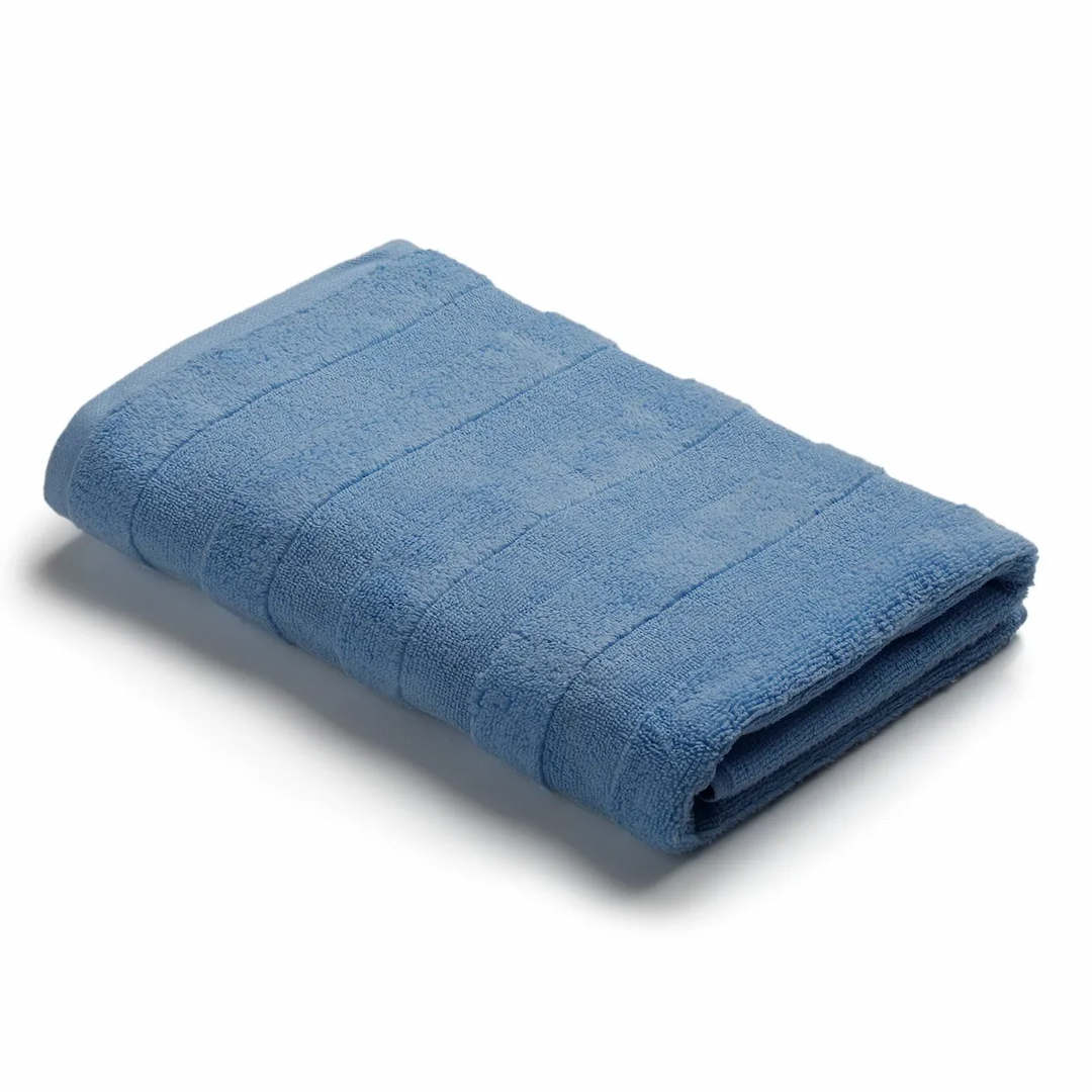 Stunning Stripes - Premium Bath Towel (Blue)